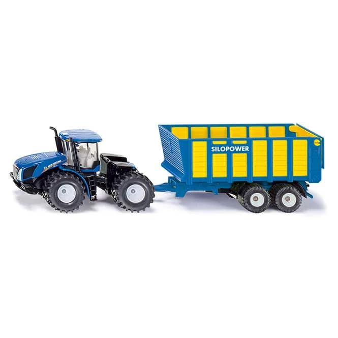 Siku Farmer 1947 - Traktor New Holland Mit Silagewagen - 1:50 1 Siku Farmer 1947 - Traktor New Holland Mit Silagewagen - 1:50