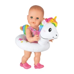 Puppen Einhorn Schwimmset - Größe 35-45 Cm -Rabatt Spielzeug Geschäft 201931 4001949000669 einhorn schwimmset heless 03