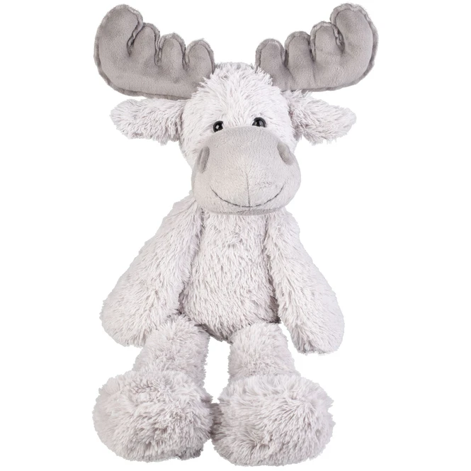 Elch - Aus Plüsch - Ca. 30 Cm - Grau 2 Elch - Aus Plüsch - Ca. 30 Cm - Grau – Bild 2
