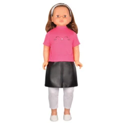 Besttoy - Puppenkleidung Für Josy - Lederrock -Rabatt Spielzeug Geschäft 223064 4016096396435 besttoy laufpuppe kleidung rock tshirt 01