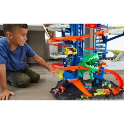 MATTEL Hot Wheels - Megacity Parkgarage -Rabatt Spielzeug Geschäft 223286 887961813425 mattel hw rennbahn hw ultimate garage 03