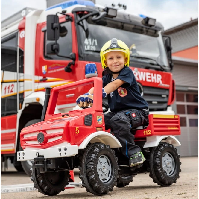 ROLLY TOYS Tretfahrzeug - RollyUnimog - Feuerwehrfahrzeug 2 ROLLY TOYS Tretfahrzeug - RollyUnimog - Feuerwehrfahrzeug – Bild 2