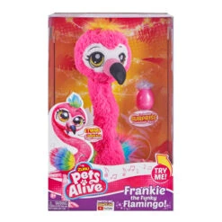 Zuru Pets Alive - Plüsch-Flamingo Frankie -Rabatt Spielzeug Geschäft 225425 4894680013957 zuru pets alive plueschflamingo frankie