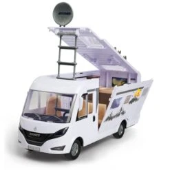 Dickie Hymer Camping Van Mit Zubehör - Camper Set -Rabatt Spielzeug Geschäft 231258 4006333075377 camper set dickie 04