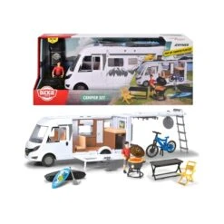 Dickie Hymer Camping Van Mit Zubehör - Camper Set -Rabatt Spielzeug Geschäft 231258 4006333075377 camper set dickie 06