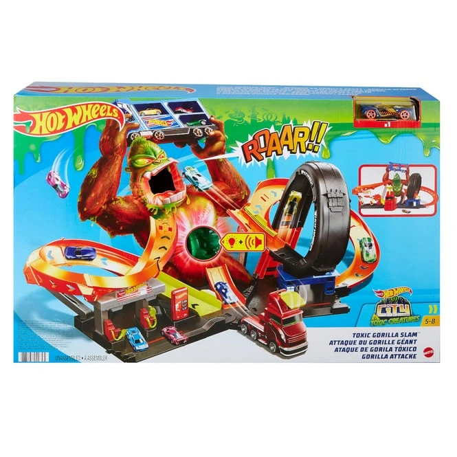 MATTEL Hot Wheels Spielset City Slam Gorilla 1 MATTEL Hot Wheels Spielset City Slam Gorilla