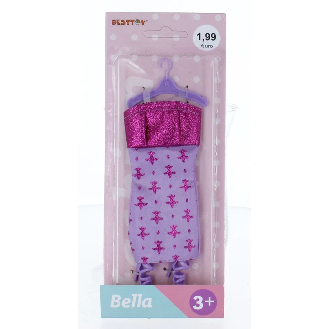 Besttoy - Modepuppenkleid - Cocktailkleid - Lila-Pink 1 Besttoy - Modepuppenkleid - Cocktailkleid - Lila-Pink