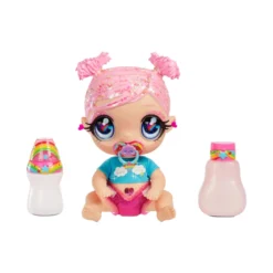 MGA Glitter Babyz Doll - Dreamia Stardust -Rabatt Spielzeug Geschäft 233568 35051574842 574835 glitter babyz puppe pink 02