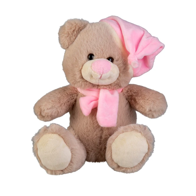 Besttoy - Plüsch-Bär Mit Mütze - Ca. 22 Cm - Rosa 1 Besttoy - Plüsch-Bär Mit Mütze - Ca. 22 Cm - Rosa