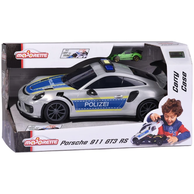 Majorette Porsche 911 GT3 RS Polizei - Carry Case 4 Majorette Porsche 911 GT3 RS Polizei - Carry Case – Bild 4