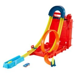 MATTEL Hot Wheels - Strecken Bauset - Kanister Stunt Box -Rabatt Spielzeug Geschäft 237129 194735034451 mattel hotwheels streckenbauset benzinkanister 01