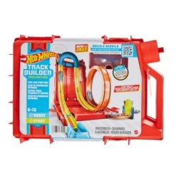 MATTEL Hot Wheels - Strecken Bauset - Kanister Stunt Box -Rabatt Spielzeug Geschäft 237129 194735034451 mattel hotwheels streckenbauset benzinkanister 03
