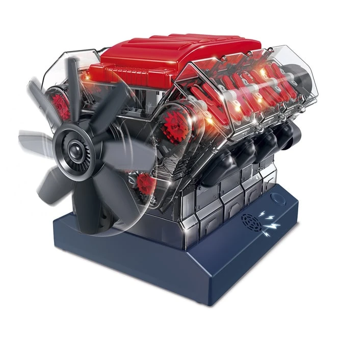 Woozle Goozle - V8 Modell Motor - Experimentierkasten 2 Woozle Goozle - V8 Modell Motor - Experimentierkasten – Bild 2