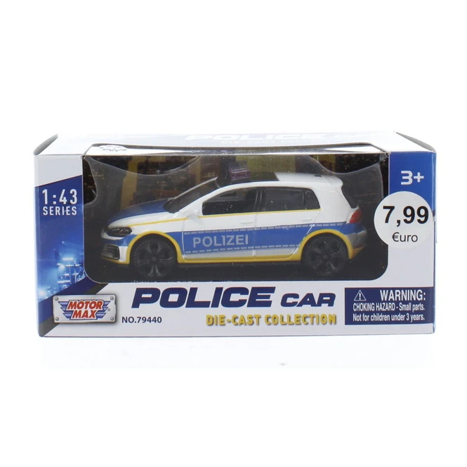 Motormax - Volkswagen Golf A7 GTI Einsatzwagen Polizei - Maßstab 1:43 1 Motormax - Volkswagen Golf A7 GTI Einsatzwagen Polizei - Maßstab 1:43