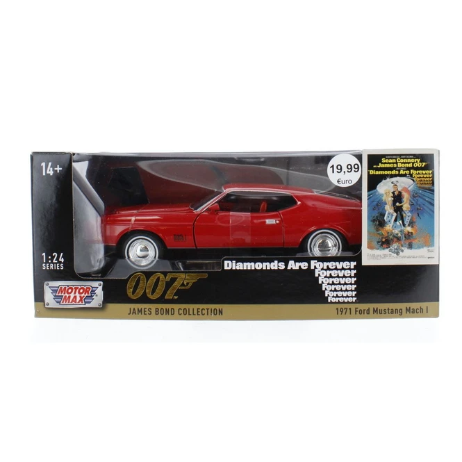 Motormax - James Bond Collection - 1971 Ford Mustang Mach I - Maßstab 1:24 1 Motormax - James Bond Collection - 1971 Ford Mustang Mach I - Maßstab 1:24