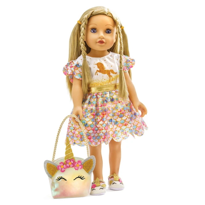 Puppentasche - Einhorn - Größe 35 - 45 Cm 2 Puppentasche - Einhorn - Größe 35 - 45 Cm – Bild 2