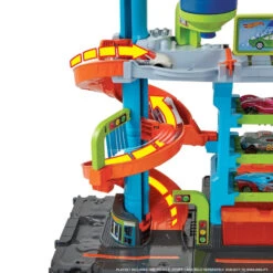MATTEL Hot Wheels City - Farbwechsel Auto-Waschanlage -Rabatt Spielzeug Geschäft 242514 194735028955 mattel mega turm autowaschanlage 06