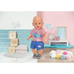 Zapf Creation BABY Born - Pyjama Und Clogs - 43 Cm -Rabatt Spielzeug Geschäft 245995 4001167834268 zapf babyborn pyjama und clogs set 43cm 02