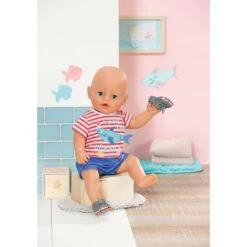 Zapf Creation BABY Born - Pyjama Und Clogs - 43 Cm -Rabatt Spielzeug Geschäft 245995 4001167834268 zapf babyborn pyjama und clogs set 43cm 05