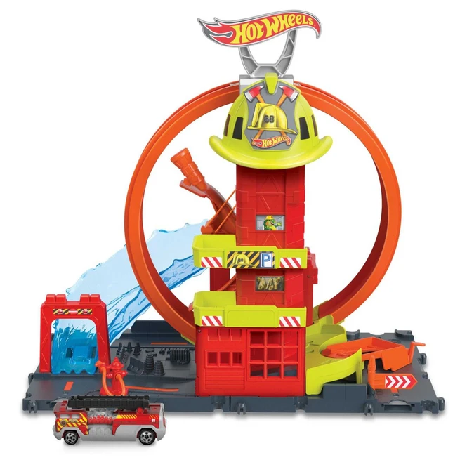 MATTEL Hot Wheels - City - Super Looping Feuerwache 1 MATTEL Hot Wheels - City - Super Looping Feuerwache