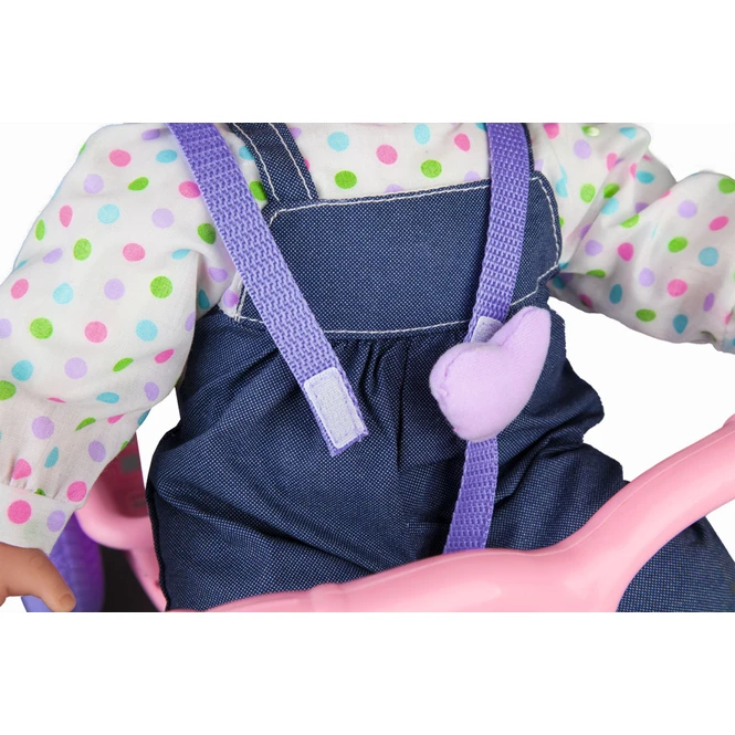 Besttoy - Weichpuppe - Nele Mit Dreirad - Ca. 43 Cm 3 Besttoy - Weichpuppe - Nele Mit Dreirad - Ca. 43 Cm – Bild 3