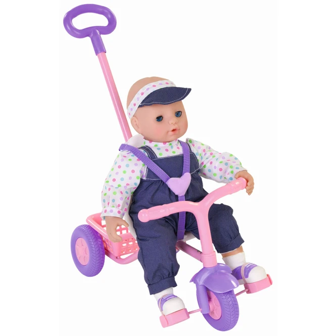 Besttoy - Weichpuppe - Nele Mit Dreirad - Ca. 43 Cm 1 Besttoy - Weichpuppe - Nele Mit Dreirad - Ca. 43 Cm