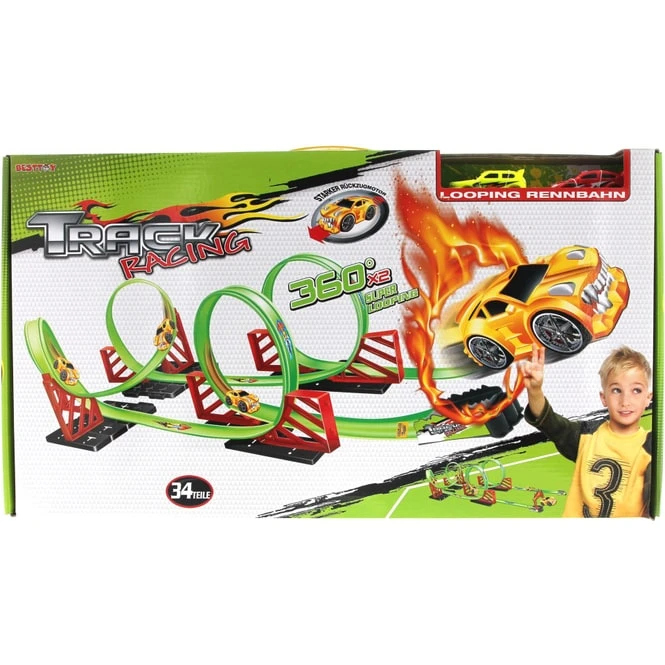 Besttoy - Track Racing - Rennbahn - 34 Teilig 1 Besttoy - Track Racing - Rennbahn - 34 Teilig