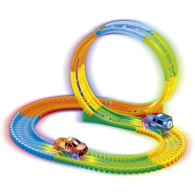 Rennbahn Zum Zusammenstecken - Glow In The Dark 3 Rennbahn Zum Zusammenstecken - Glow In The Dark – Bild 3