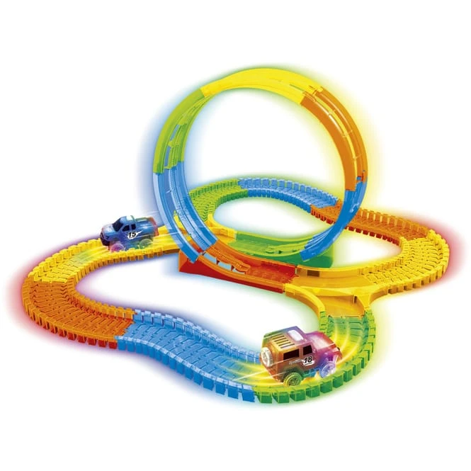 Rennbahn Zum Zusammenstecken - Glow In The Dark 4 Rennbahn Zum Zusammenstecken - Glow In The Dark – Bild 4