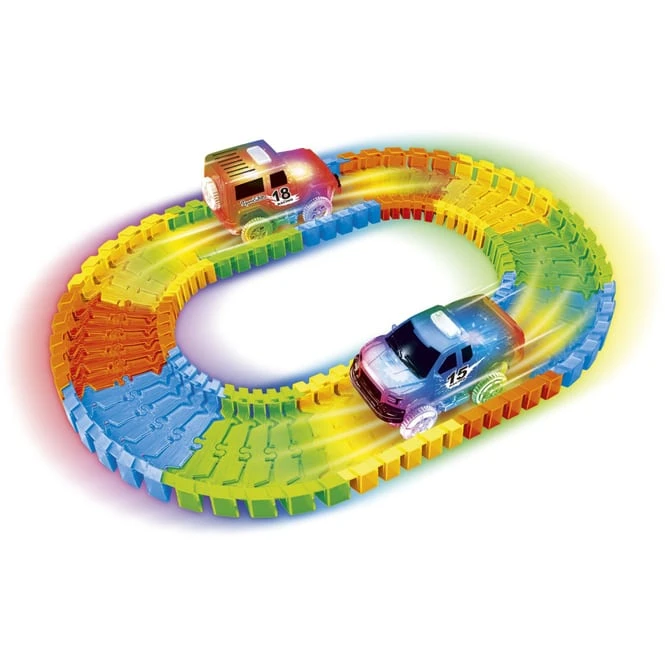 Rennbahn Zum Zusammenstecken - Glow In The Dark 2 Rennbahn Zum Zusammenstecken - Glow In The Dark – Bild 2