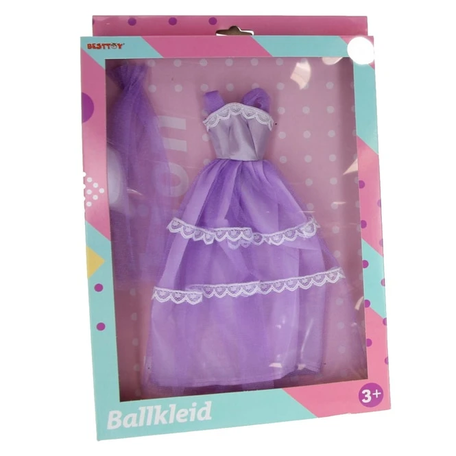 Besttoy - Modepuppenkleidung - Rosa Prinzessinnenkleid 1 Besttoy - Modepuppenkleidung - Rosa Prinzessinnenkleid